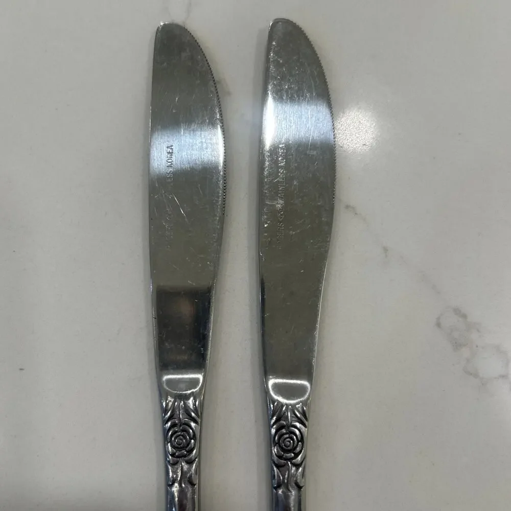 Oneida Wm A Rogers Silverplate 1949‎ OLD SOUTH II Lot Of 3 Dinner Knives Vintage
